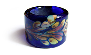 blue dread bead